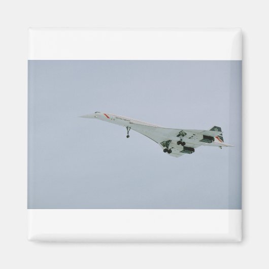 British Airways Concorde on final descent, Ottawa; Magneet (Voorkant)