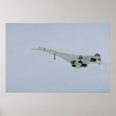 British Airways Concorde on final descent, Ottawa; Poster (Voorkant)