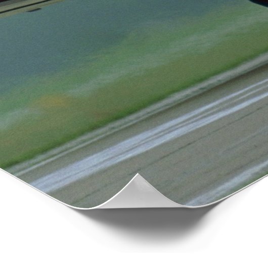 British Airways Concorde, op taxiweg Poster (Hoek)