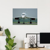 British Airways Concorde, op taxiweg Poster (Thuiskantoor)