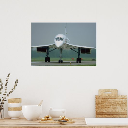 British Airways Concorde, op taxiweg Poster (Keuken)