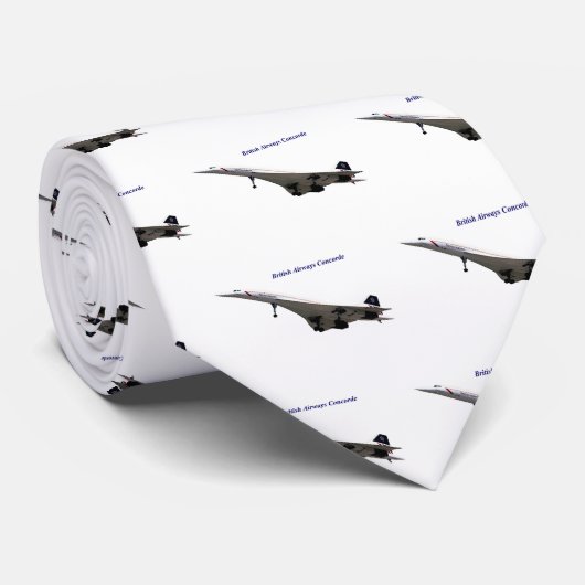 British Airways Concorde Stropdas (Opgerold)