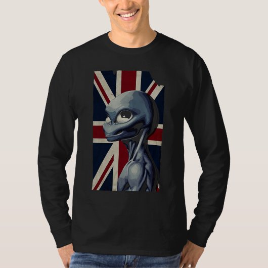 British Alien T-shirt (Voorkant)