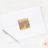 British America Vierkante Sticker (Envelop)