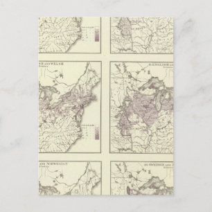 British American, English, Welsh, Zweeds Briefkaart