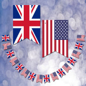 British American Flag, Party Union Jack flag / VS Vlaggetjes