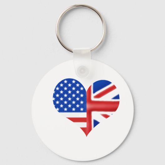 British American Heart Sleutelhanger (Voorkant)