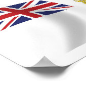 British Antarctic Flag Poster Print (Hoek)