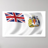 British Antarctic Flag Poster Print (Voorkant)