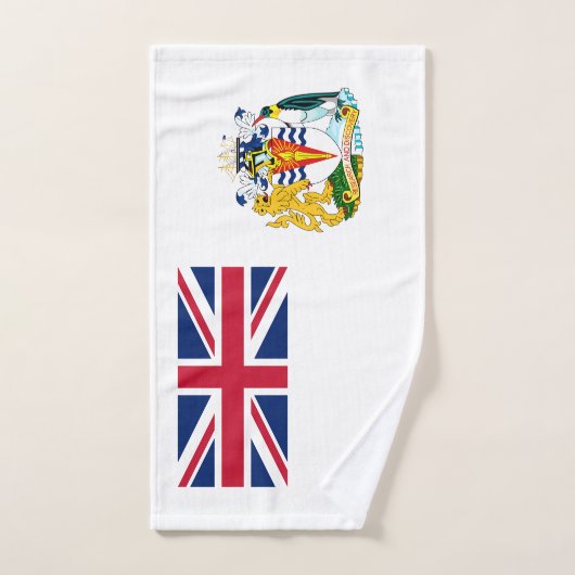 British Antarctic Territory Flag Bath Towel Set Bad Handdoek (Handdoek)