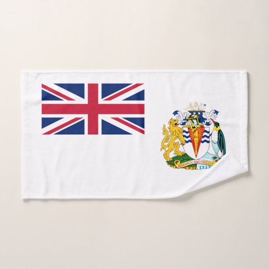 British Antarctic Territory Flag Bath Towel Set Bad Handdoek (Handdoek)