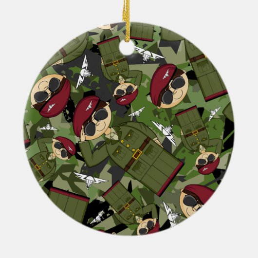 British Army Soldier Ornament (Achterkant)