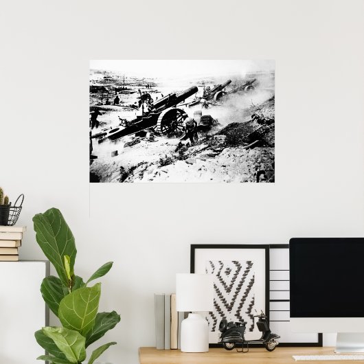 British Artillery Poster (Thuiskantoor)