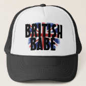 British Babe Snapback Trucker Pet (Voorkant)