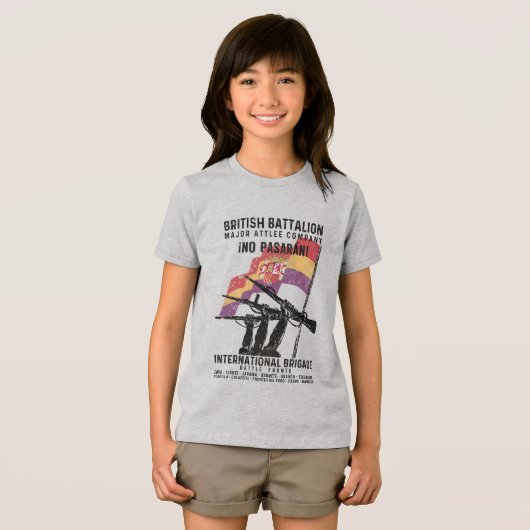 British Battalion Major Attlee Company Tri-Blend Shirt (Voorkant volledig)