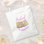 British Battenberg Marzipan Sponge Cake, gebrand d Bedankzakje (Geknipt)