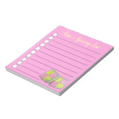 British Battenberg Marzipan Sponge Cake UK Food Notitieblok (Linkerzijde)