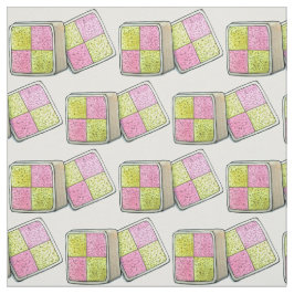 British Battenberg Marzipan Sponge Cake UK Food Stof