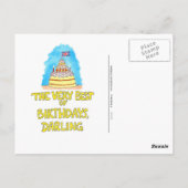 BRITISH BIRTHDAY briefkaart van Nicole Janes (Achterkant)
