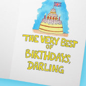 BRITISH BIRTHDAY Wenskaart Kaart
