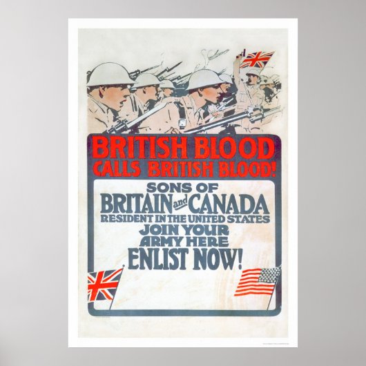 British Blood noemt British Blood! (US02107) Poster (Voorkant)