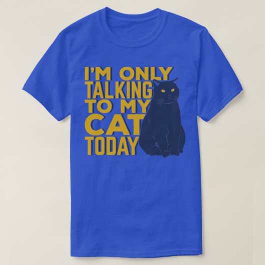 British Blue Shorthair Cat Lover Gift T-shirt (Design voorkant)