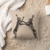 British Boxing Hares Cusion Kussen (Deken)