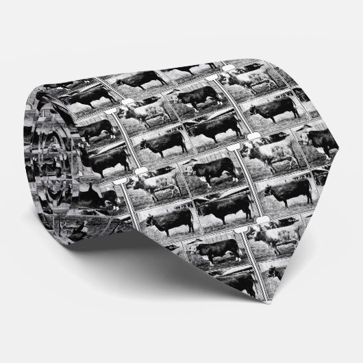 British-Bries-of-Cattle Stropdas (Opgerold)