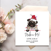 British Bull Dog gepersonaliseerde Drinken op mij Servet