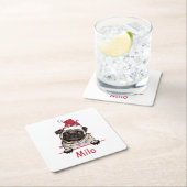 British Bull Dog gepersonaliseerde hand tekening Kartonnen Onderzetters (Insitu)