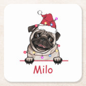 British Bull Dog gepersonaliseerde hand tekening Kartonnen Onderzetters (Voorkant)