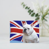 British Bulldog Briefkaart (Staand voorkant)