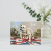 British Bulldog Briefkaart (Staand voorkant)