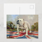 British Bulldog Briefkaart (Voorkant / Achterkant)