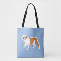 British Bulldog Canvas tas
