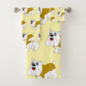 British Bulldog Design Bad Handdoek (Insitu)