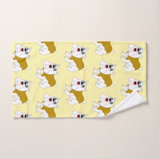 British Bulldog Design Bad Handdoek (Handdoek)