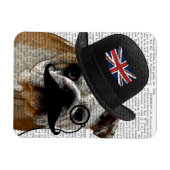 British Bulldog en Bowler Pet Magneet (Horizontaal)