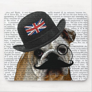 British Bulldog en Bowler Pet Muismat