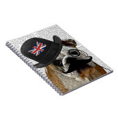 British Bulldog en Bowler Pet Notitieboek (Rechterzijde)