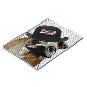 British Bulldog en Bowler Pet Notitieboek (Linkerzijde)