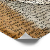 British Bulldog en Bowler Pet Poster (Hoek)