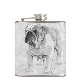 British Bulldog Heupfles (Voorkant)