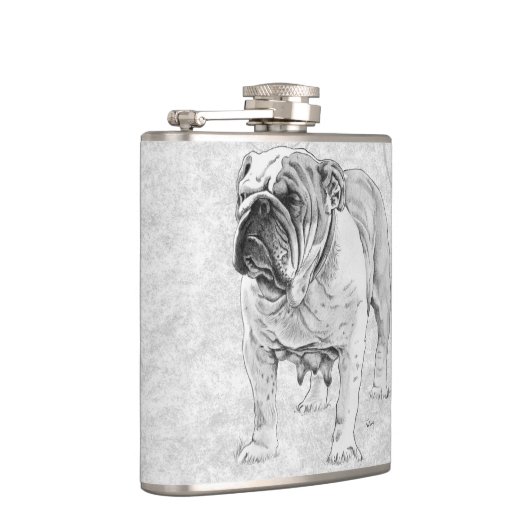 British Bulldog Heupfles (Rechts)