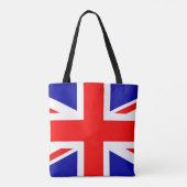 British Bulldog met Union Jack Tote Bag (Achterkant)