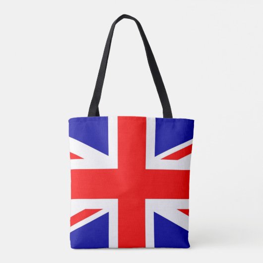 British Bulldog met Union Jack Tote Bag (Achterkant)