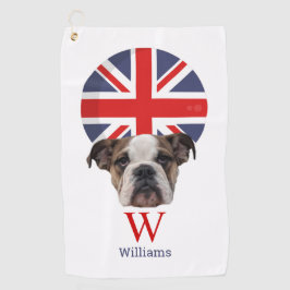 BRITISH BULLDOG Monogram Golfhanddoek