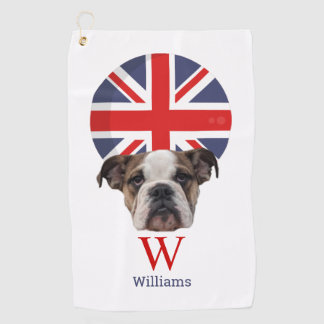 BRITISH BULLDOG Monogram Golfhanddoek