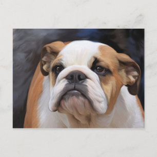 British Bulldog Puppy Briefkaart