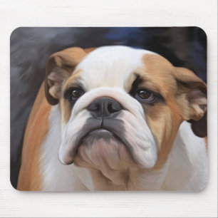 British Bulldog puppy Muismat
